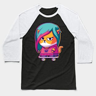 CatSoki Punkgirl Baseball T-Shirt